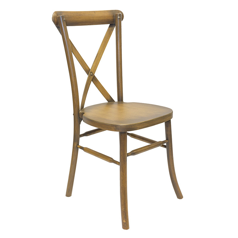 Lisa Crossback Antique Wash Chair 1 - Rosetone