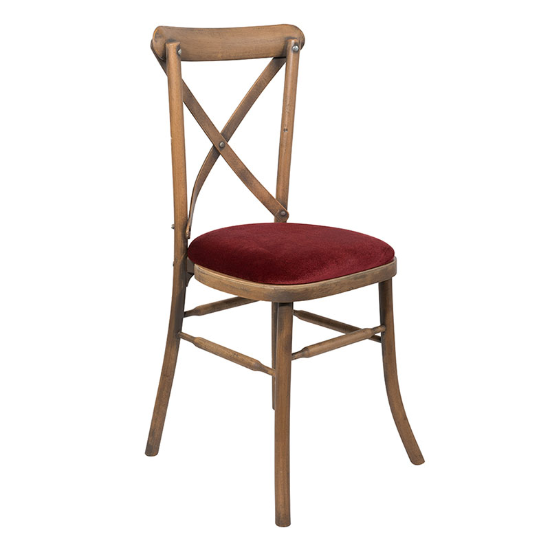 Lisa Crossback Antique Wash Chair 12 - Rosetone