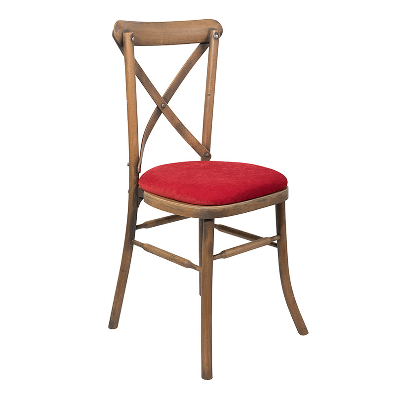 Lisa Crossback Antique Wash Chair 13 - Rosetone