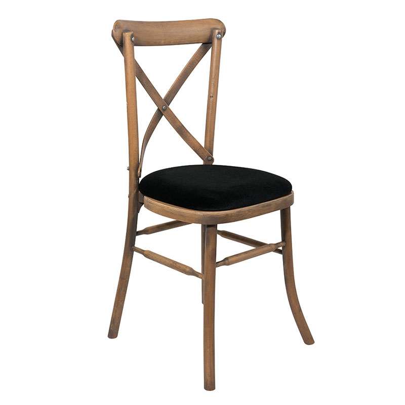Lisa Crossback Antique Wash Chair 6 - Rosetone