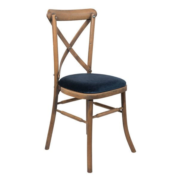 Lisa Crossback Antique Wash Chair 7 - Rosetone