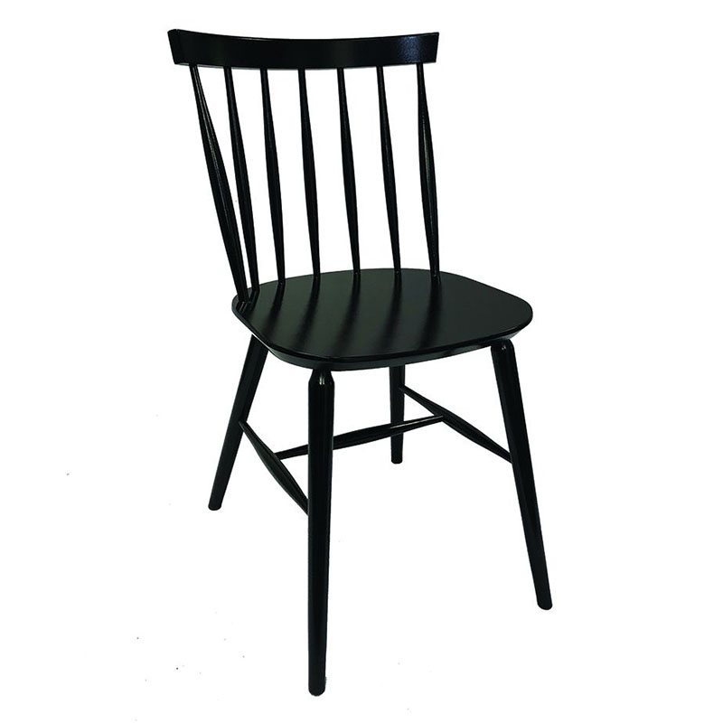 Luna Side Chair Black 1 - Rosetone