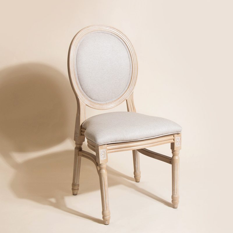 Limewash Louis Chair