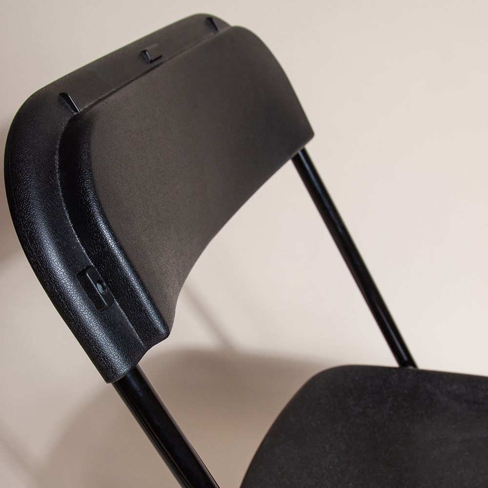 Black Samsonite Chairs For Sale - Image 3